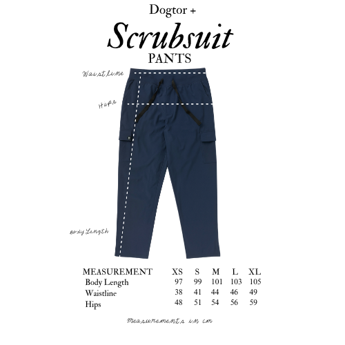 Dogtor Scrub Hypoxia Navy Blue Pants