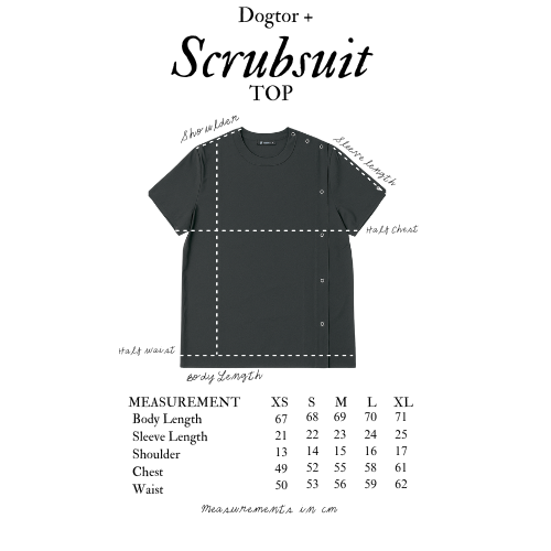 Dogtor Scrub Necrotic Black Top