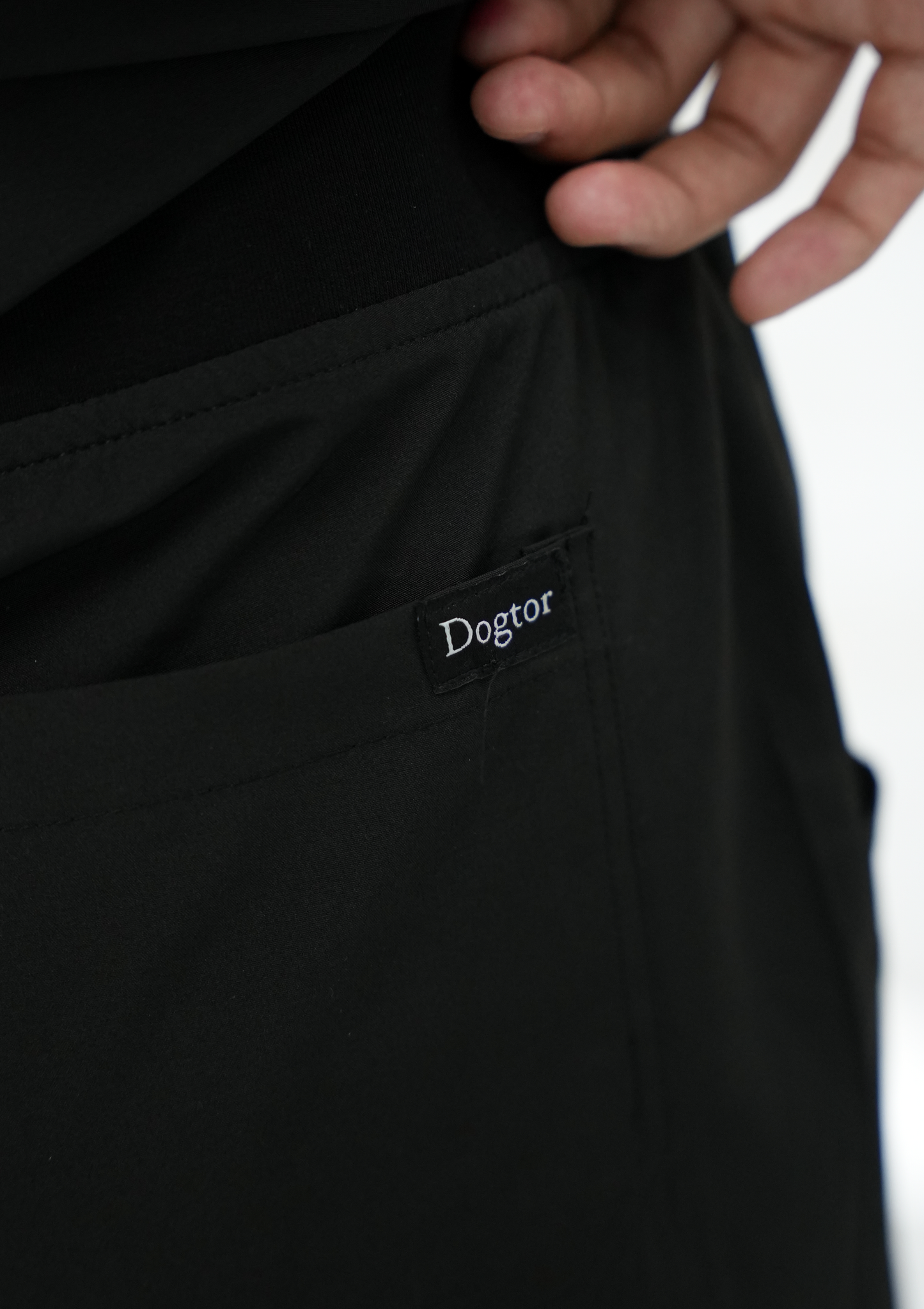 Dogtor Scrub Pants Necrotic Black