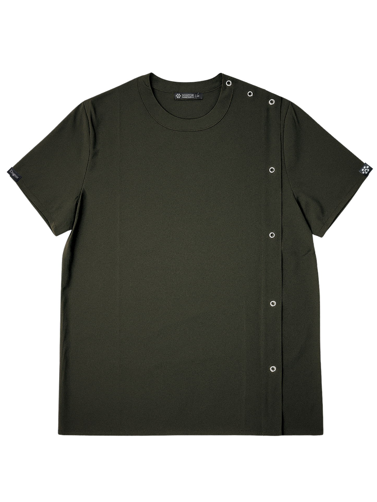 Dogtor Scrub Top Bile Green