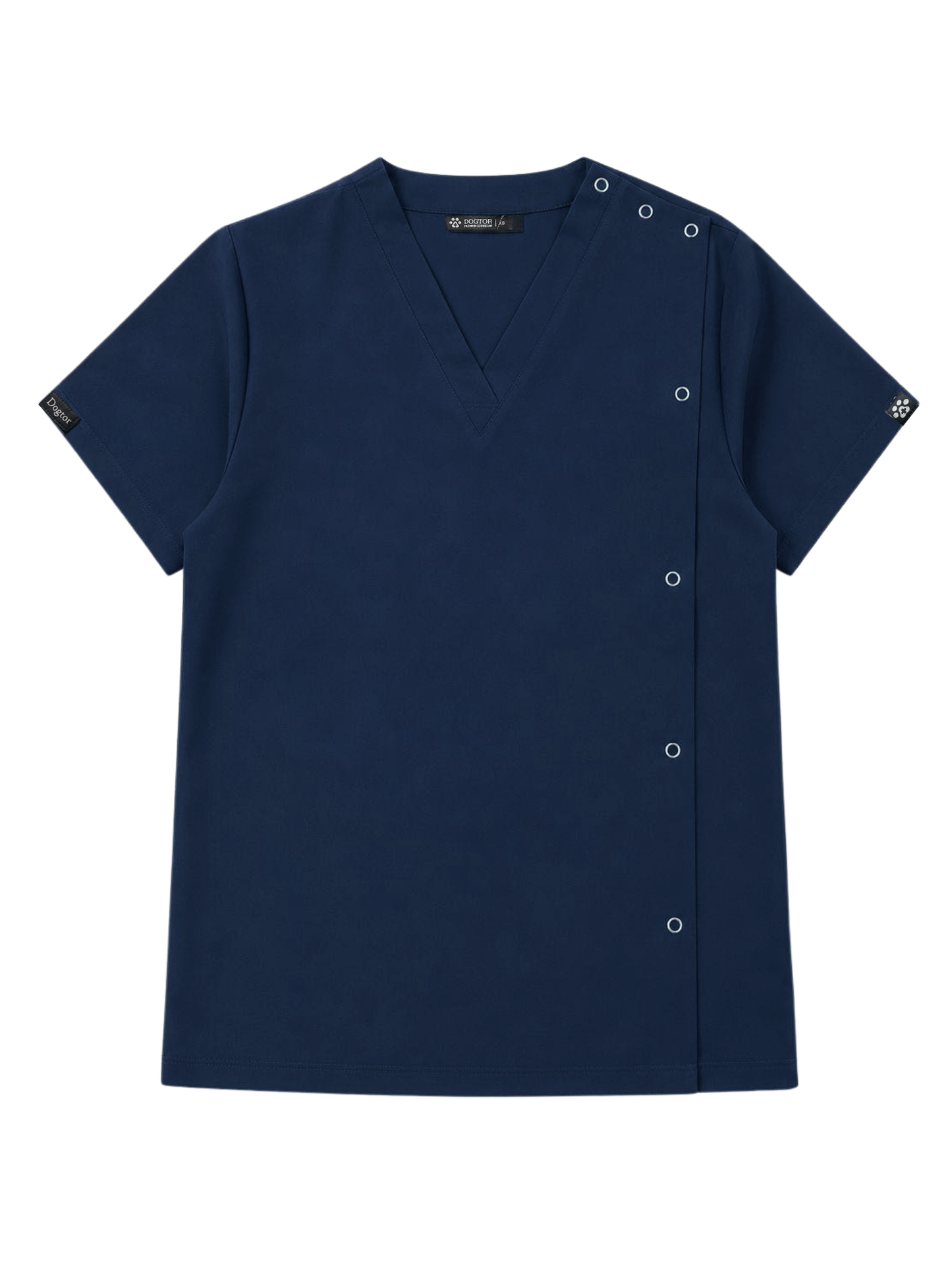 Dogtor Scrub Top V-neck Hypoxia Navy Blue